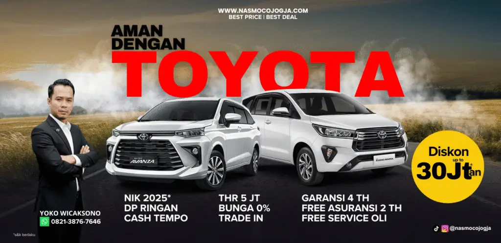 Promo Toyota Jogja 2026 terbaru Nasmoco Jogja