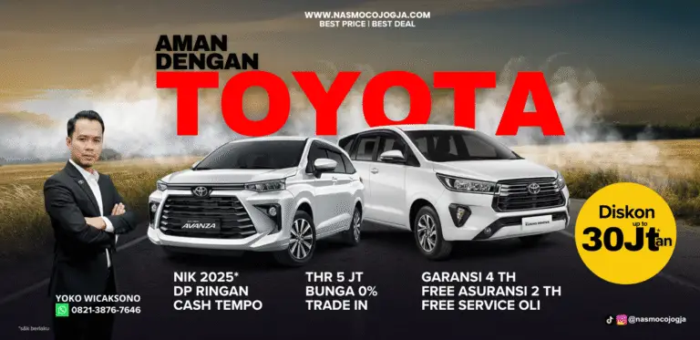Promo Toyota Jogja 2026 terbaru Nasmoco Jogja