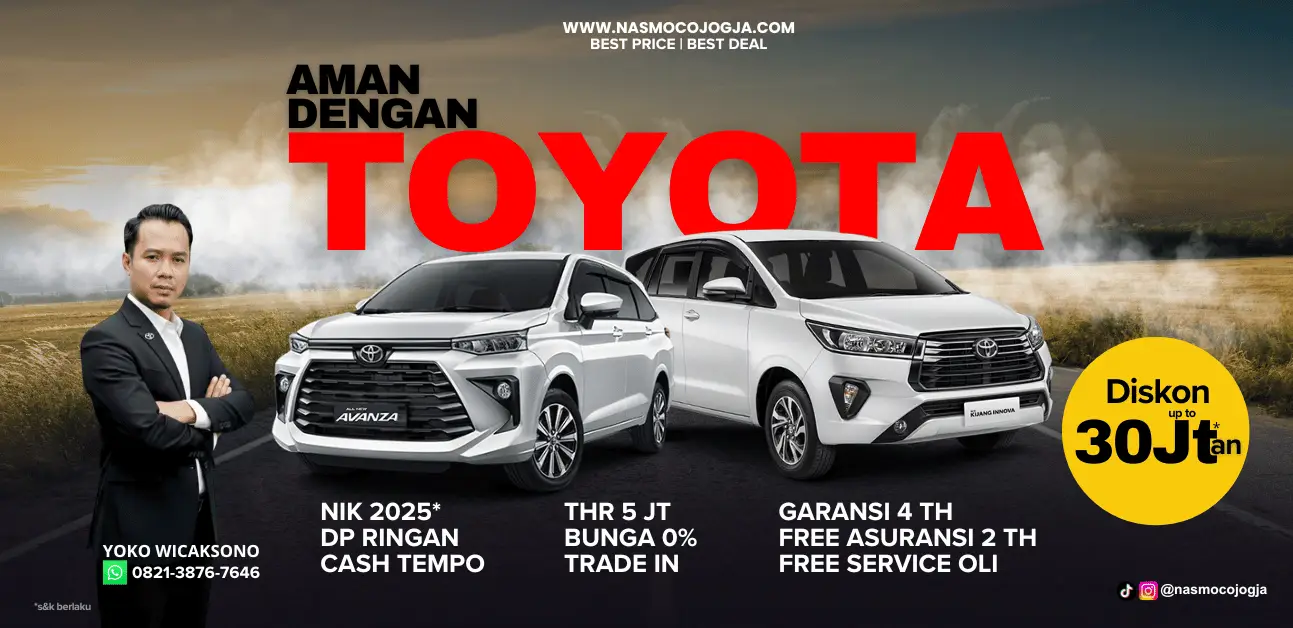Promo Toyota Jogja 2026 terbaru Nasmoco Jogja